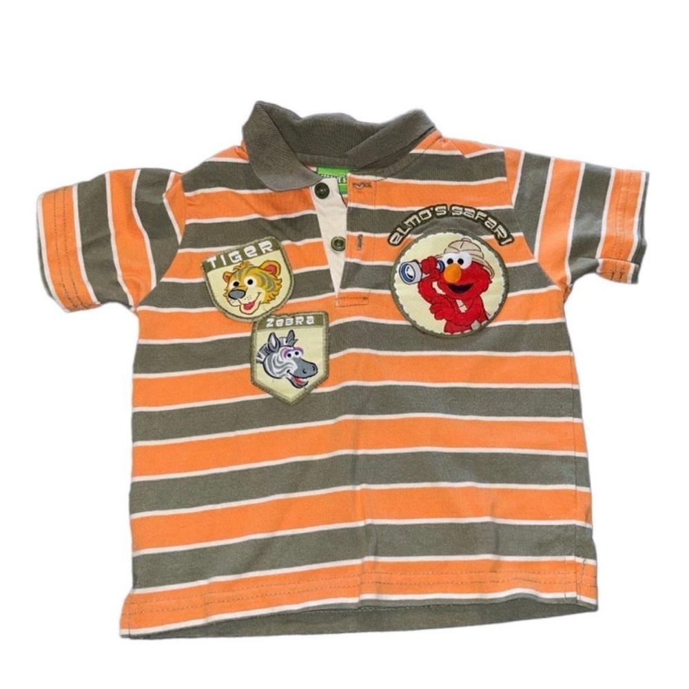 Sesame Street Elmo Sarfari Boys Polo Shirt